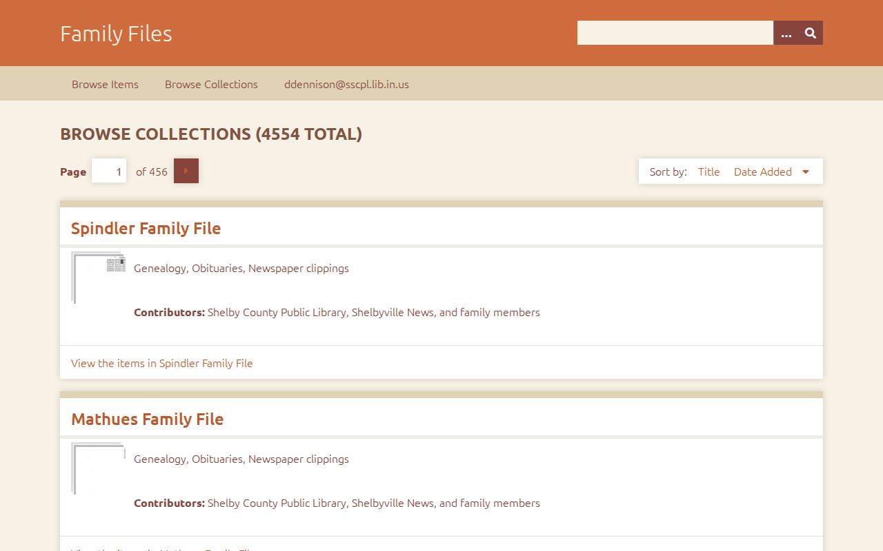 Shelbyville residents directory digitized family files